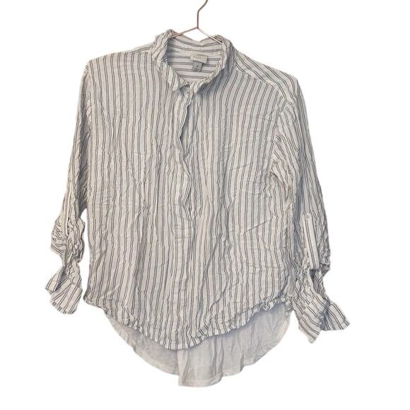 A new day blue and white button down shirt size medium - Picture 1 of 7